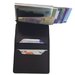 Portofel RFID iUni P6, 12 carduri, Brun inchis